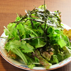 水菜レタスサラダ
