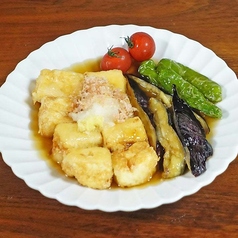 とろっと茄子と豆腐の旨揚げ出し