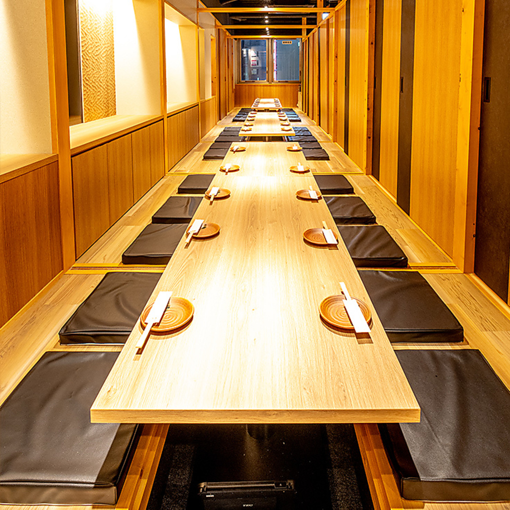 完全個室・各種・多数ございます。プライベートな宴会に最適な和風スタイリッシュ個室です♪