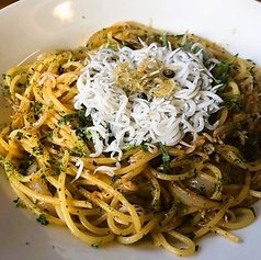 牛窓しらすのパスタペペロンチーノ