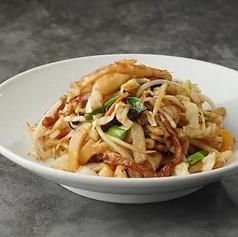 牛肉入りきしめん炒め