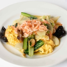 桜海老と青菜の玉子炒め