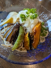 夏野菜おろしぶっかけ