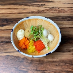 混ぜて食べる明太子あったかポテサラ