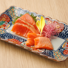 サーモンお造り又はカルパッチョ