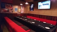掘炬燵式半個室にも40VTV(モニター利用可)あり