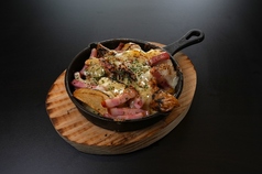 ■じゃがいもとベーコンのチーズ焼き