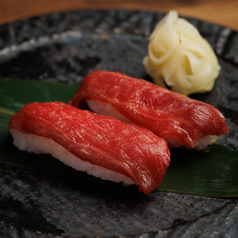 馬赤身の握り寿司 一貫