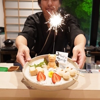 バースデープレートご用意しております♪