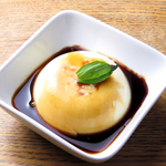 店長が心をこめてつくるプリン