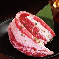 牛カルビのダイヤモンドカット