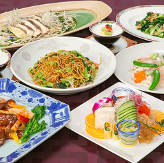 中国料理 マンダリンキャップ ウィシュトンホテル ユーカリのコース写真