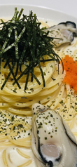 牡蠣と岩海苔のクリーム