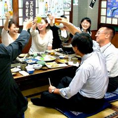 会社宴会は美味しい酒と料理で…※未満児（３歳未満）のお客様はポイント付与対象外となりますので、予めご了承下さいませ。