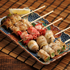 野菜巻き串五本盛り合わせ