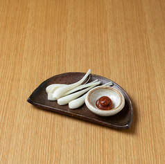 エシャロット 青唐辛子味噌添え