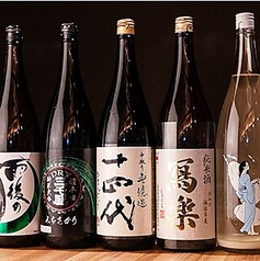 季節毎に銘柄を入れ替え！約10種類店主こだわりの日本酒
