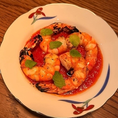 炭火焼き海老チリ