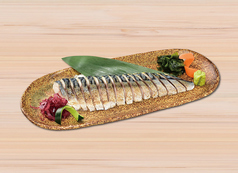 炙りしめ鯖半身盛り（しめ鯖）