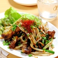 料理メニュー写真&nbsp;大トロホルモン炒め