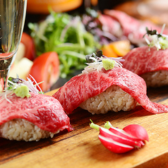 黒毛和牛の肉寿司 2貫