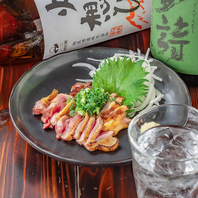 お料理との相性も抜群◎焼酎も豊富にご用意♪