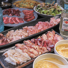 七輪焼肉 熱熱ホルモンのコース写真