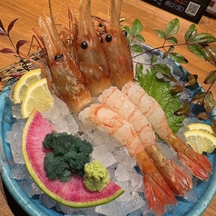 ボタン海老刺