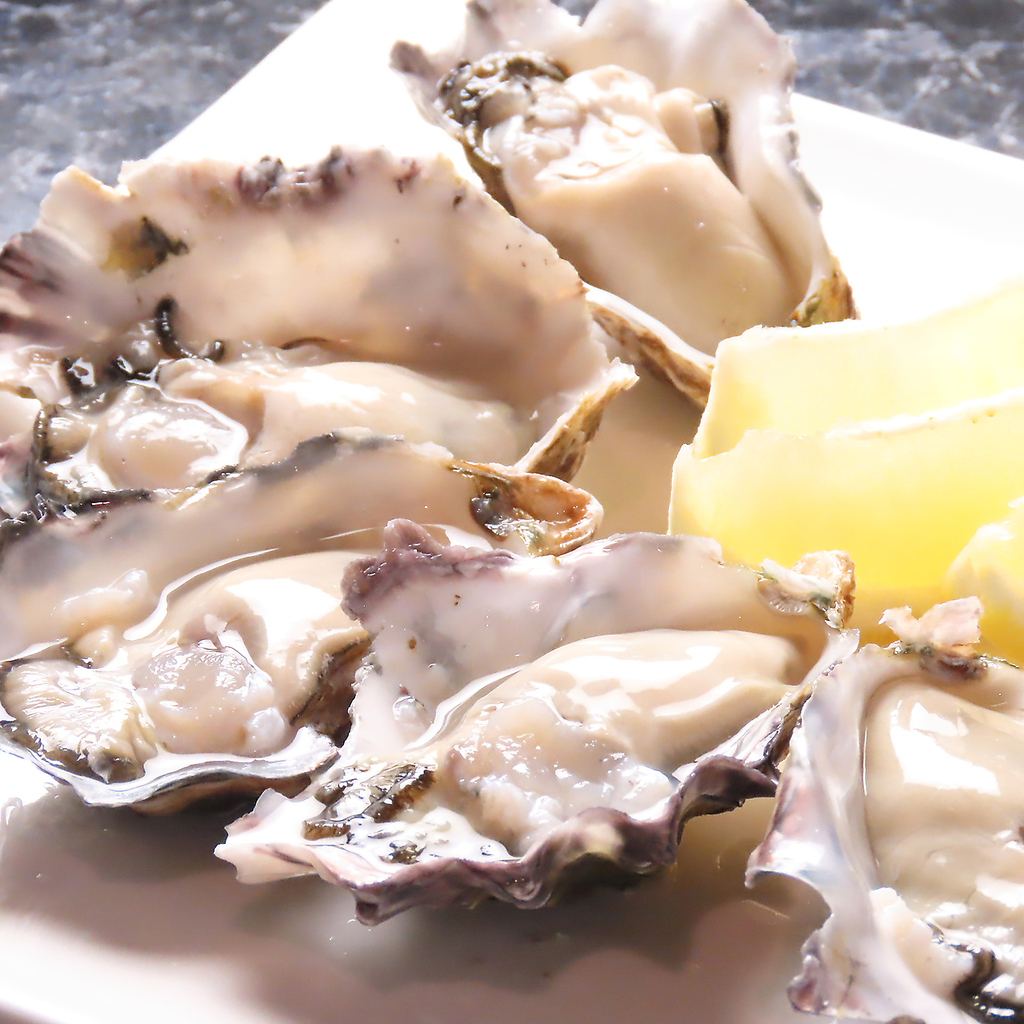 生喜多嬉かき 1ヶ500円(税込)♪牡蠣本来の旨みをどうぞご賞味ください！焼きもご用意しております。