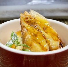 バナナの揚げ春巻き~バニラアイス添え~