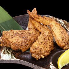 手羽先炙り焼き/いも餅チーズ