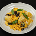 料理メニュー写真&nbsp;イカときくらげの玉子炒め