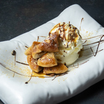 韓国屋台で人気のお菓子ホットバニラアイス添え