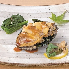 鮑の磯バター焼き