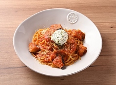 リコッタと茄子のトマトパスタ