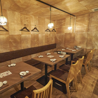 テーブル席は16名様まで利用可。20名様～で貸切も！