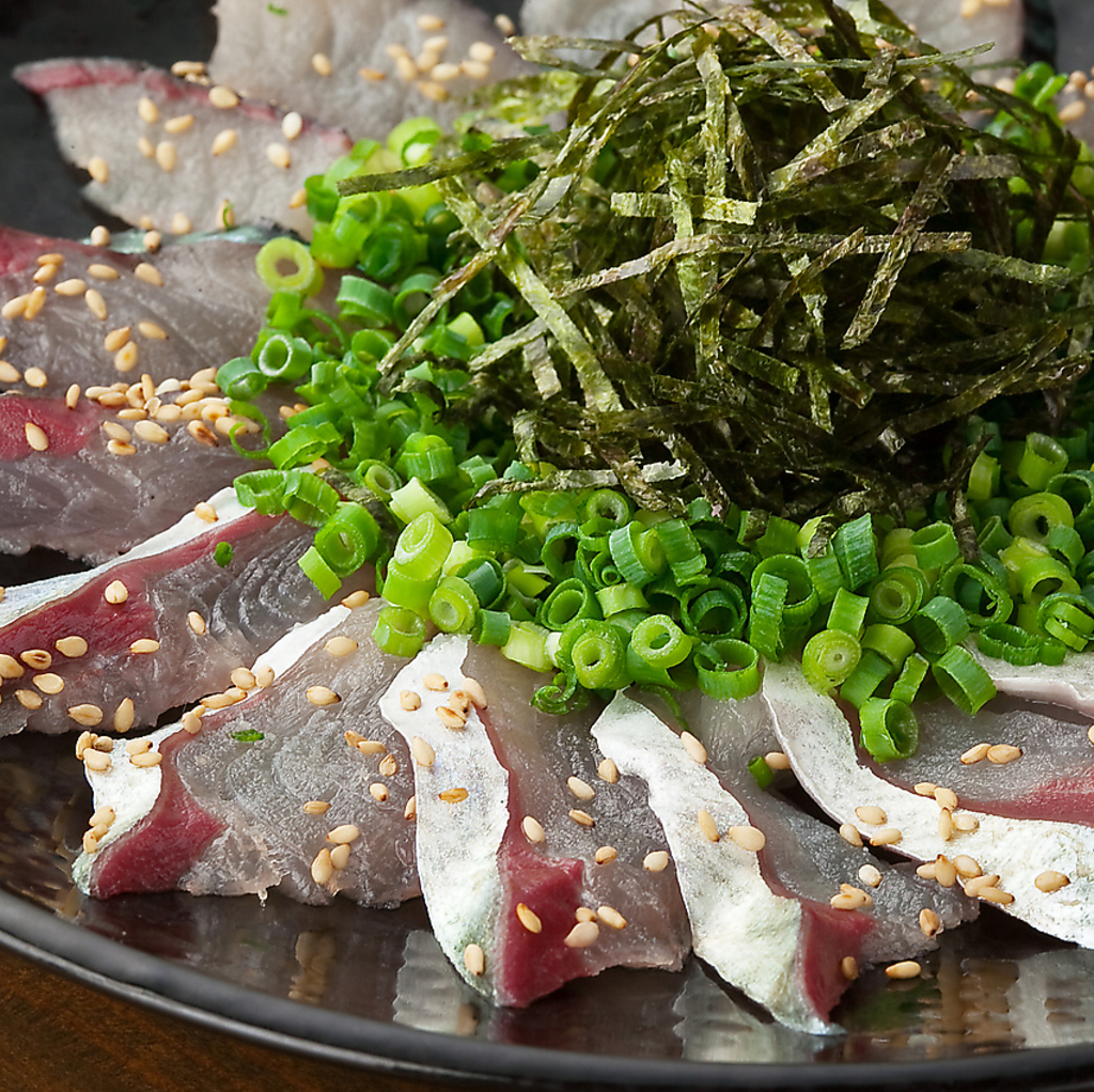 博多の酒のアテ「新鮮！胡麻サバ」