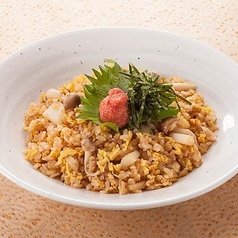 たらことしめじのバター醤油チャーハン