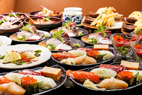 銀座仕込みの職人が握る本格寿司！相模湾直送鮮魚、産直有機野菜など素材にこだわり有