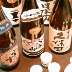 東海の地酒などを中心に日本酒・焼酎を豊富に取り揃え。