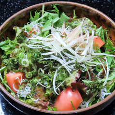 豆腐とジャコの和風サラダ