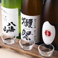 日本酒3種飲み比べ