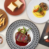一流シェフが作るフランス料理を心行くまでお楽しみあれ
