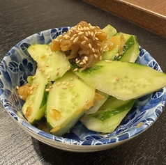 ゴマきゅうり/もろ味噌きゅうり/梅きゅうり