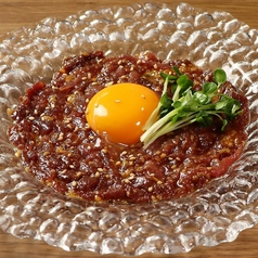 桜ユッケ~醤油糀仕立て~