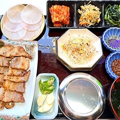 サムギョプサル定食