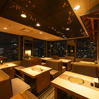 梅田の夢空間！大阪を一望。デート・接待・宴会に…