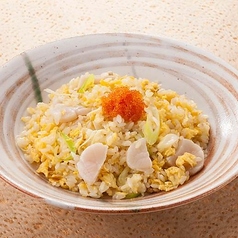 帆立とネギの白出汁チャーハン