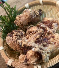 塩麹に漬け込んだ若鶏の唐揚げ