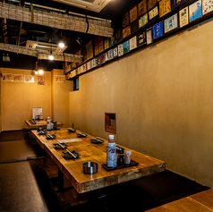 ゆったり座れる堀ごたつ座敷です。